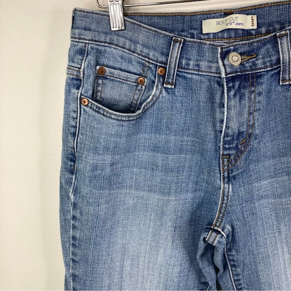 Levi's 515 Boot Cut Jeans Women's Size 6 Long Mid Rise - Picture 11 of 13